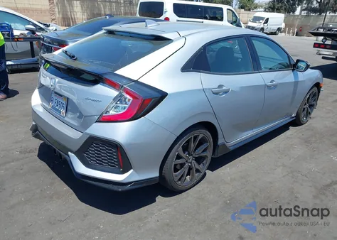 2019 Honda Civic Sport из США, поврежденный, VIN SHHFK7H42KU406790